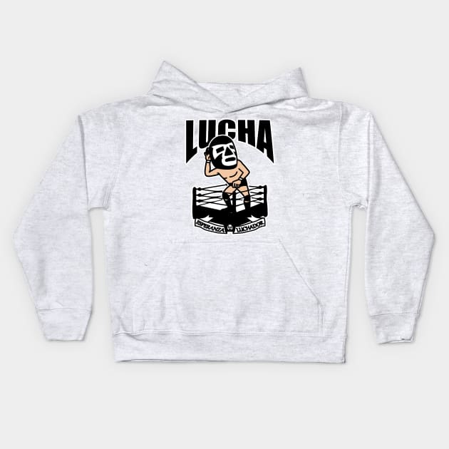 LUCHA#67 Kids Hoodie by RK58